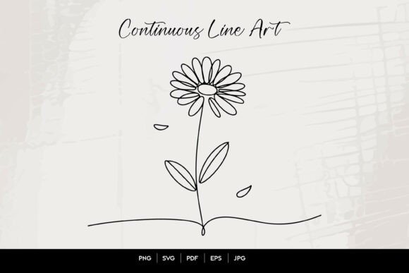Daisy Flower One Line Art SVG Review
