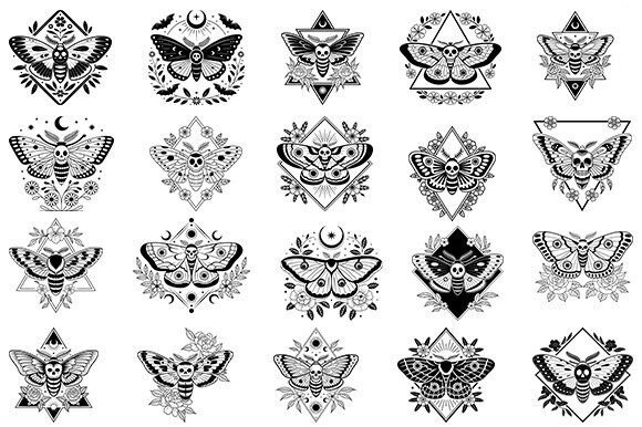 Death Head Moth Geo Svg Bundle Review