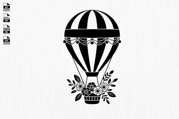 Floral Hot Air Balloon Svg Review