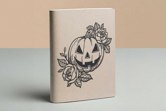 Floral Jack O Lantern SVG File, Flower Review