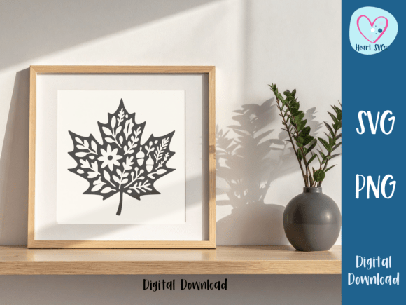 Floral Leaf Wall Art SVG Review