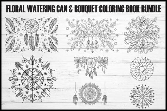 Floral Watering Mandala Coloring Book Bu Review