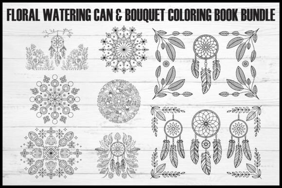Floral Watering Mandala Coloring Book Review
