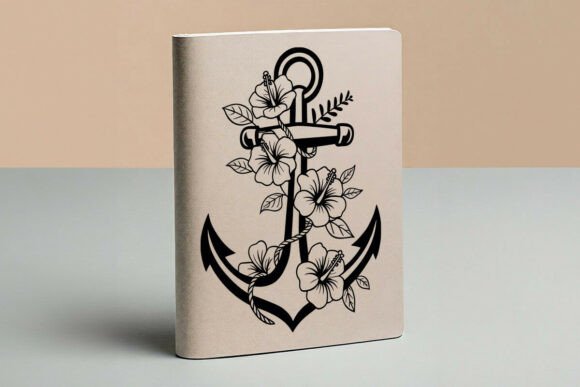 Flower Anchor Svg, Ancher with Flowers Review