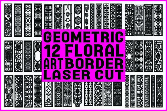Geometric Floral Art Border Laser Cut Review