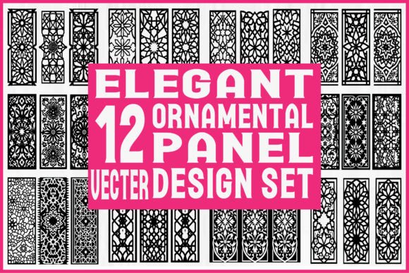 Laser Cut Ornamental Panel Vector Design Review