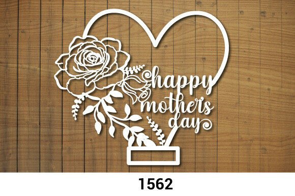 Mother s Day Heart Ornament SVG 1562 Review