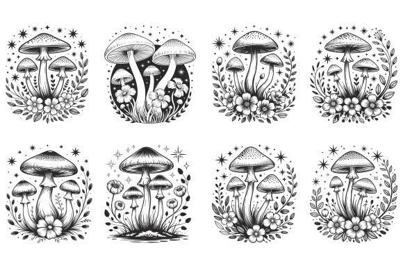 Mushroom Bundle , Mystical, Flower Svg Review