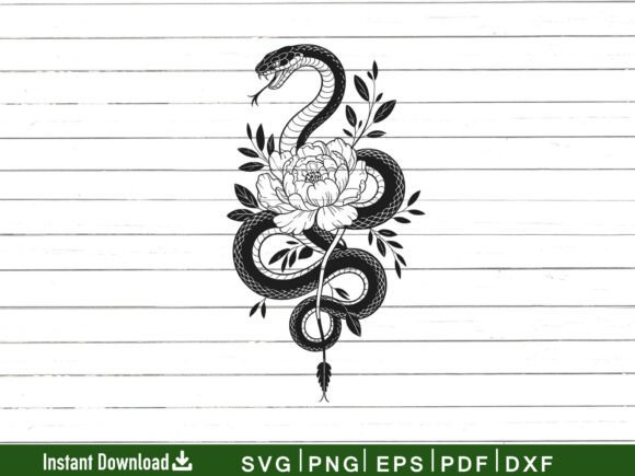 Silhouette Snake with Flowers: A Designer's Embroidery Review