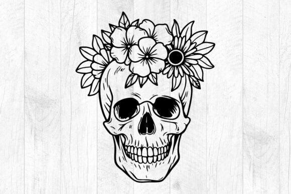 Skill with Flower: Halloween Skull Svg Review
